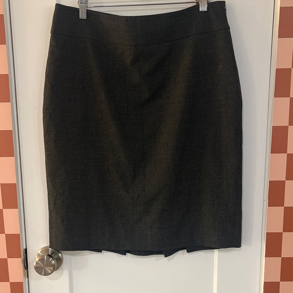 Classiques Entier Black Textured Pencil Skirt - Tailored Office Staple